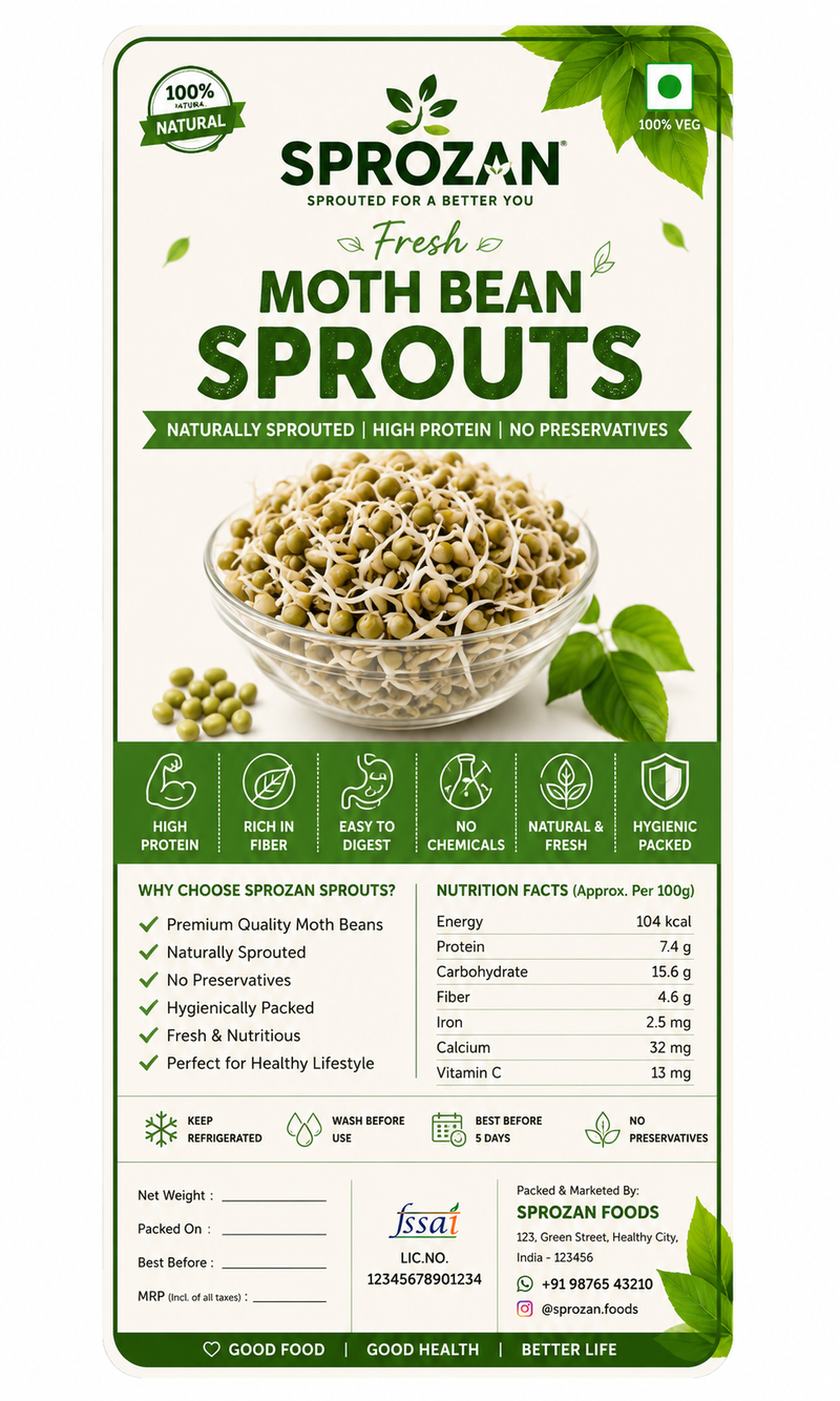 Nutrition Packaging Details